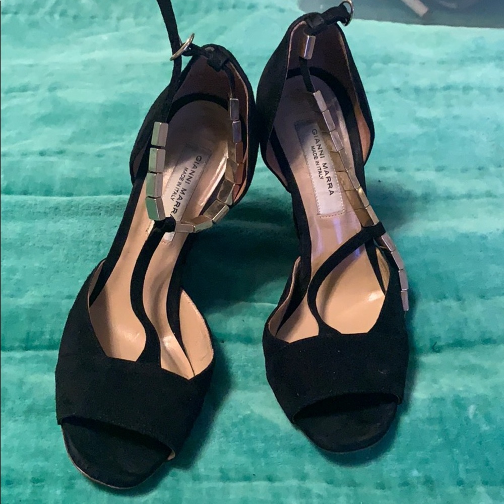 wedge t strap heels